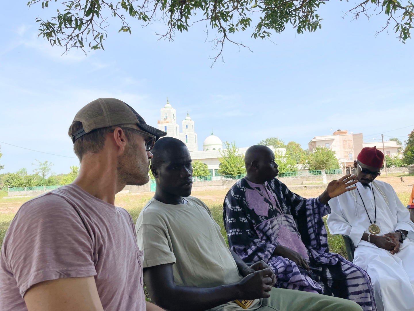 Village leaders discuss fonio production and farming education